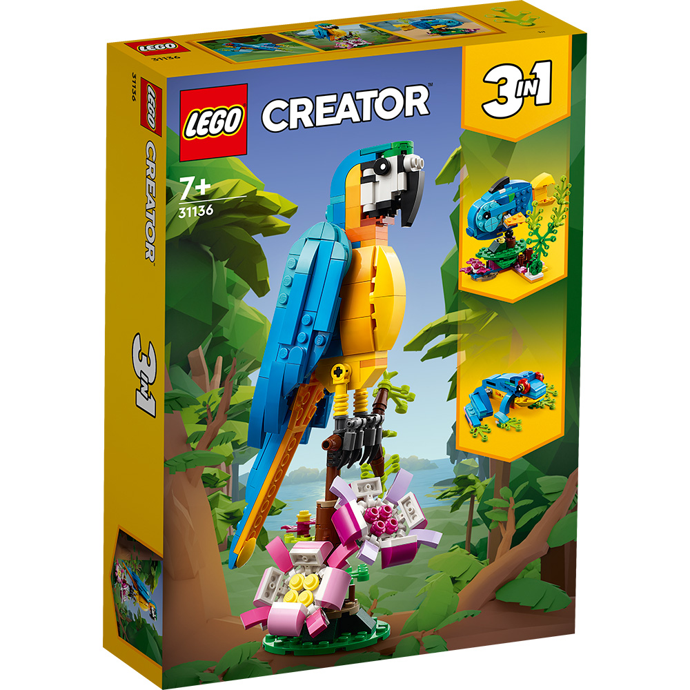 Poze LEGO® Creator - Papagal Exotic (31136)