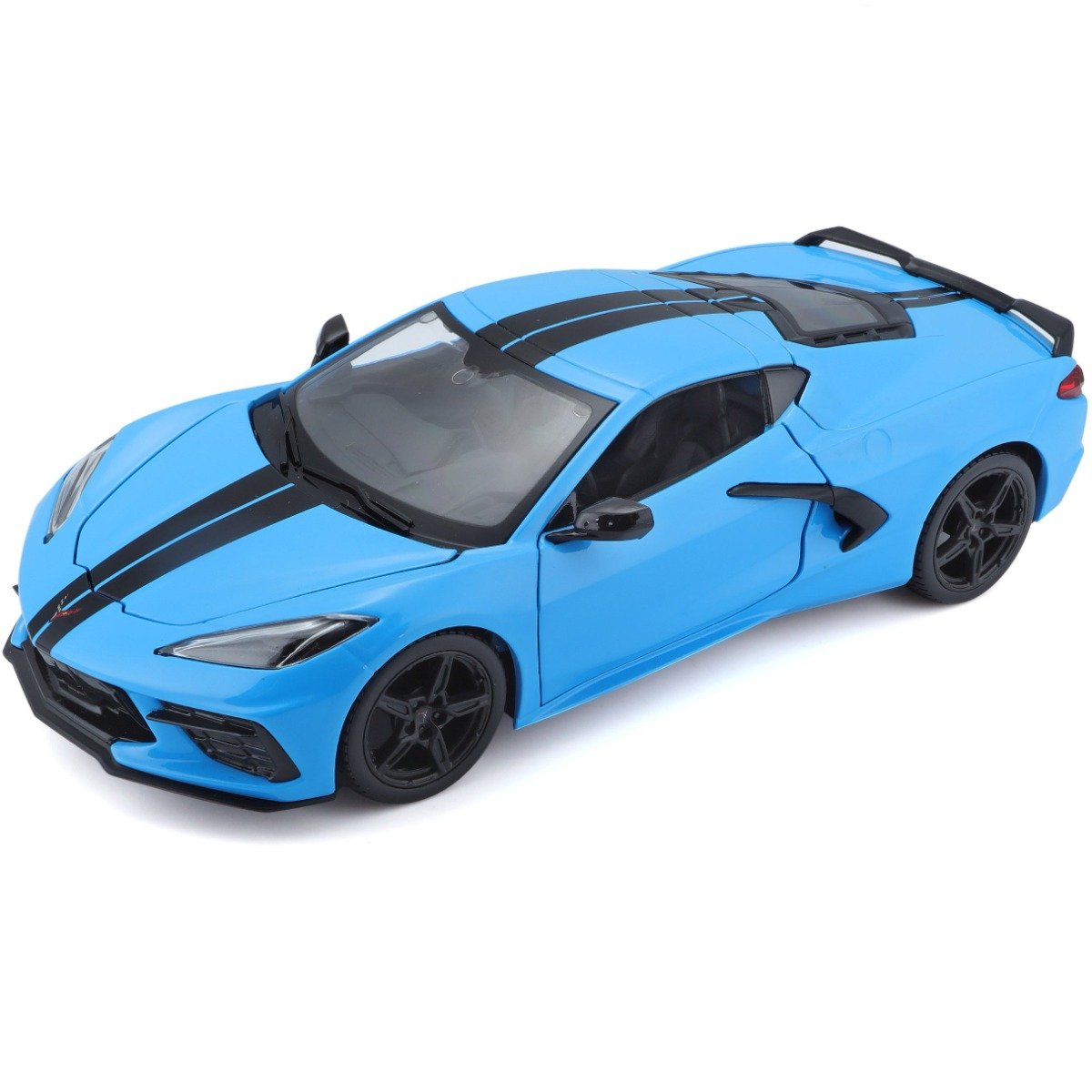 Masinuta maisto, chevrolet corvette stingray coupe, 1:24, blue