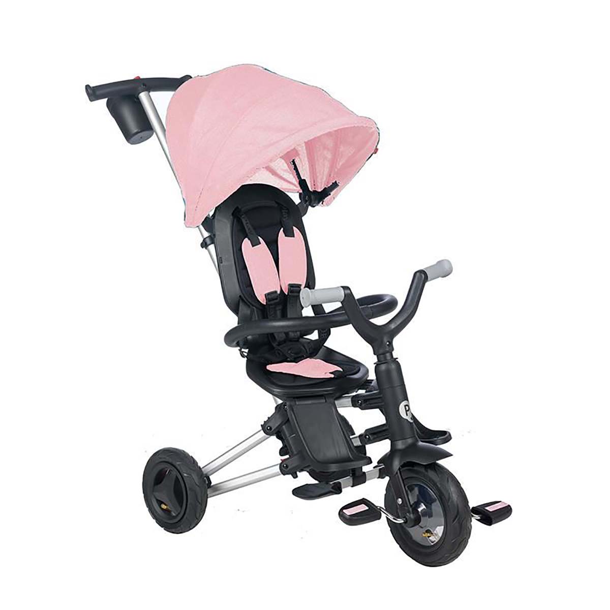 Tricicleta ultrapliabila qplay nova, roz
