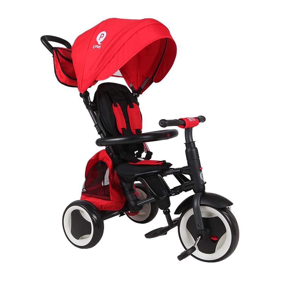 Tricicleta pliabila Qplay Rito Plus, Rosu copii imagine noua responsabilitatesociala.ro