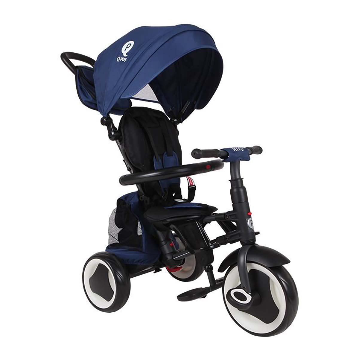 Tricicleta pliabila Qplay Rito Plus, Albastru Albastru imagine noua responsabilitatesociala.ro