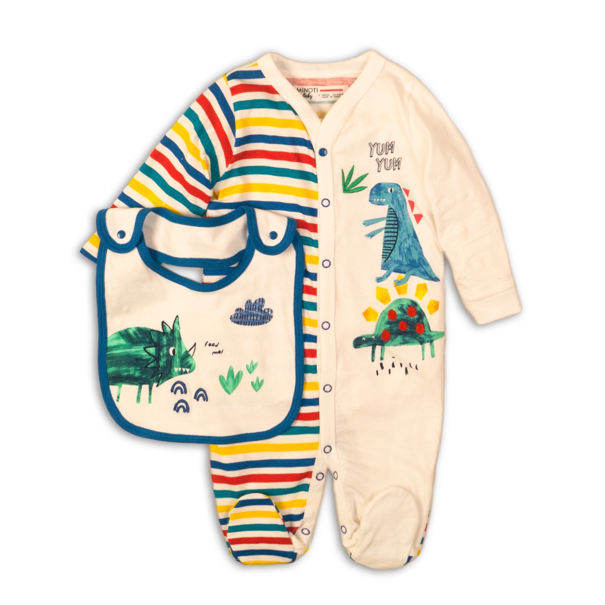 Set salopeta de dormit si bavetica minoti rex