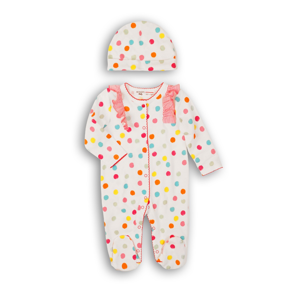 Set salopeta de dormit si caciula minoti lullaby