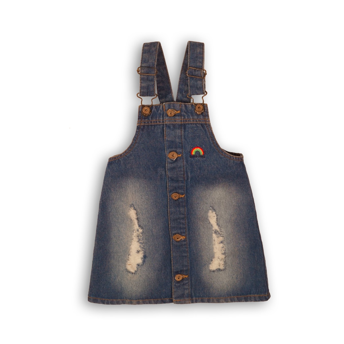 Sarafan denim cu bretele minoti place