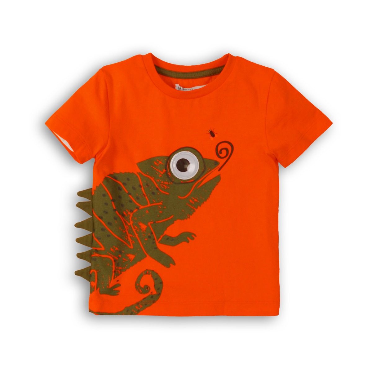 Tricou cu maneca scurta si imprimeu Minoti Lizard