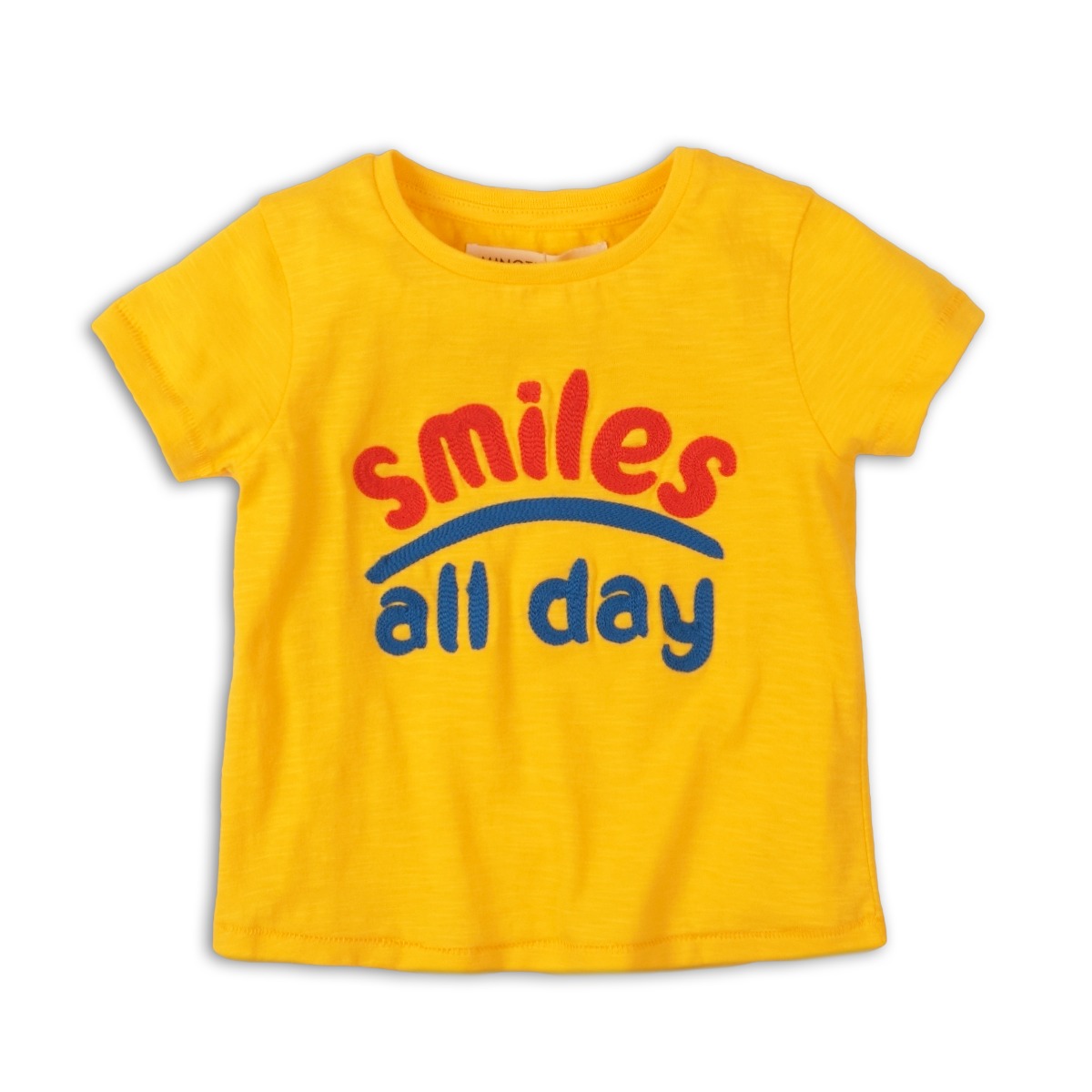 Tricou cu maneca scurta Minoti Girl Smiles All Day