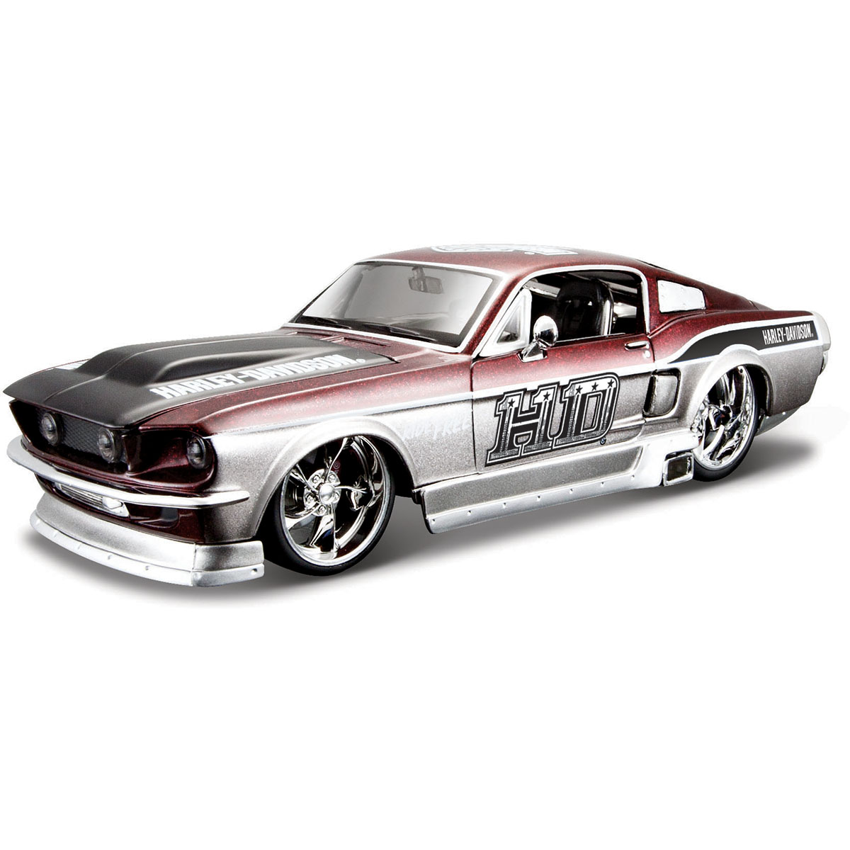 Masinuta Maisto Ford Mustang 1967, 1:24 Metalic
