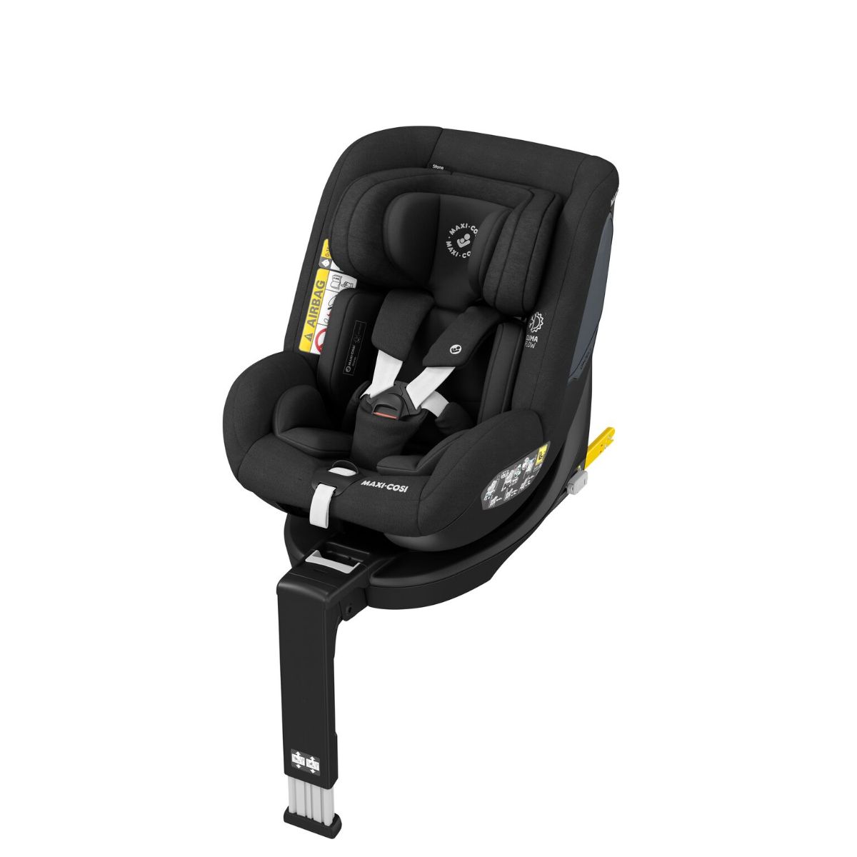 Scaun auto i-size maxi-cosi stone authentic black, 40 - 105 cm, negru