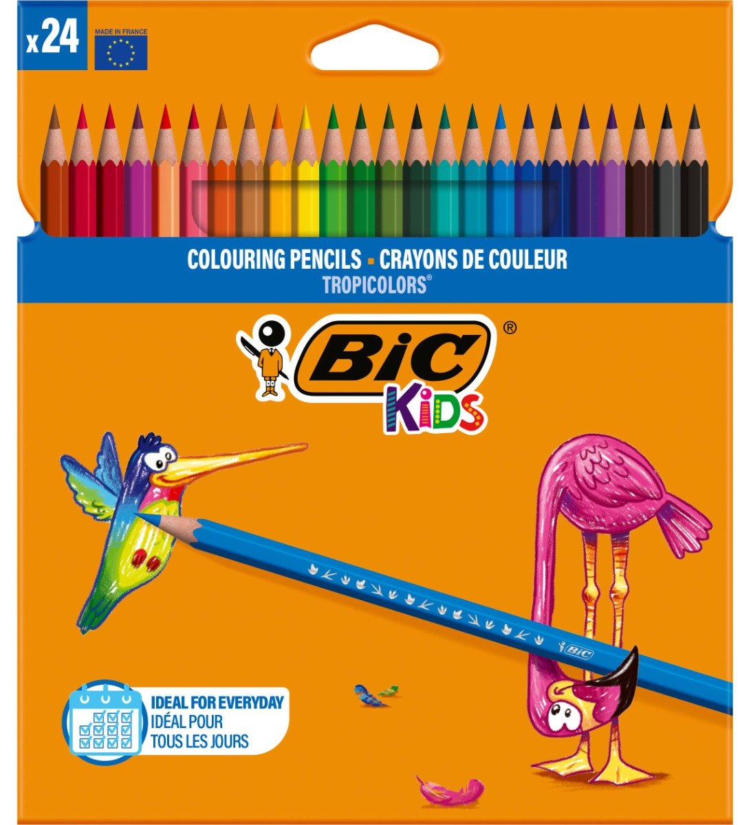 Set creioane colorate Tropicolors Bic, P24