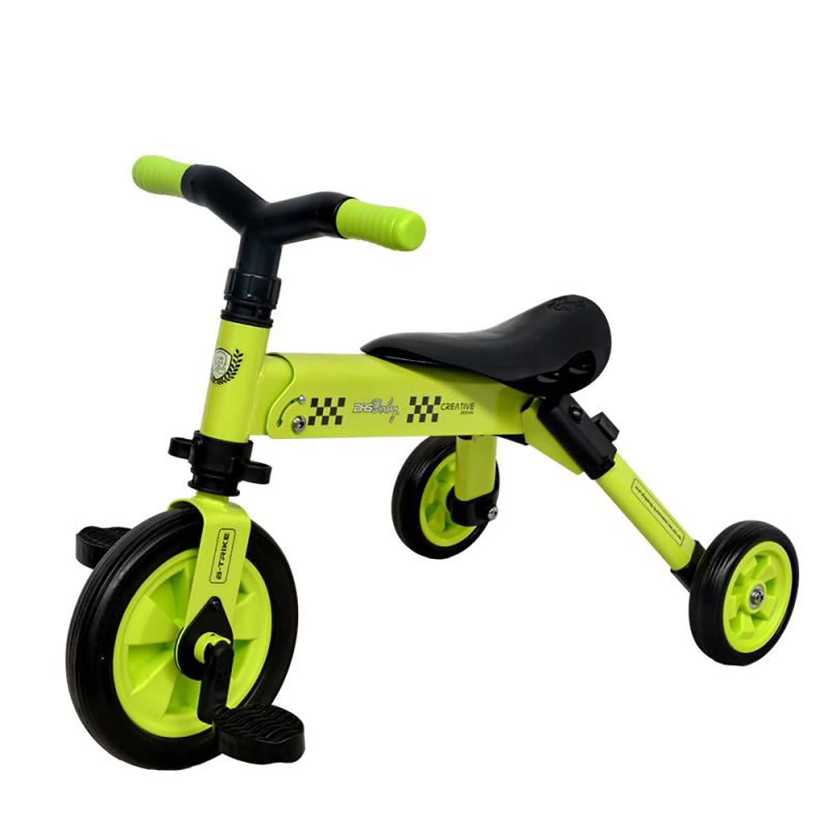 Tricicleta B-Trike DHS Baby, Verde