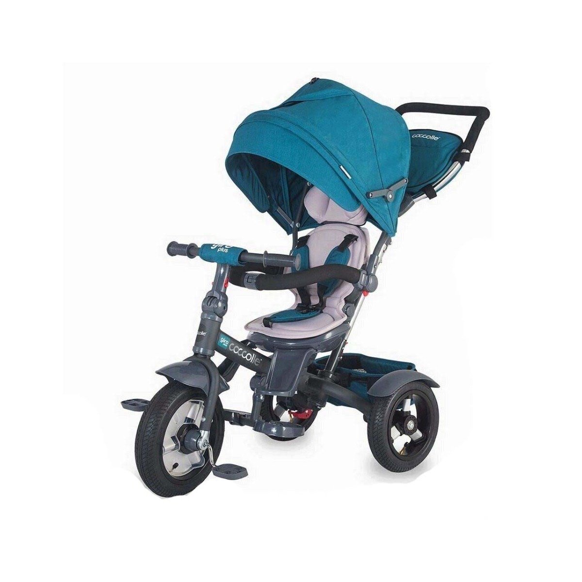 Tricicleta multifunctionala Giro Plus Coccolle, Albastru Albastru imagine noua responsabilitatesociala.ro