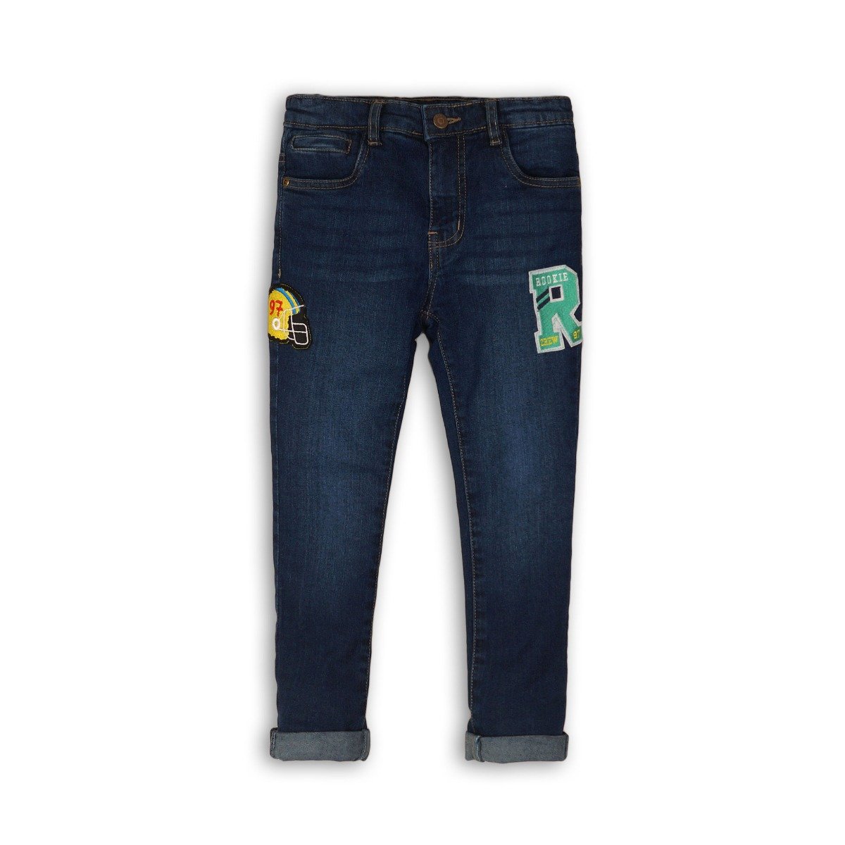Pantaloni jeans skinny denim Minoti Campus, Albastru