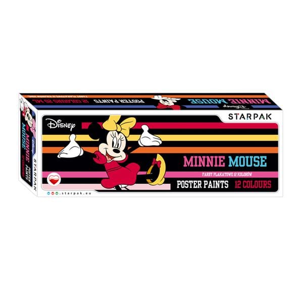 Set 12 acuarele tempera - minnie mouse