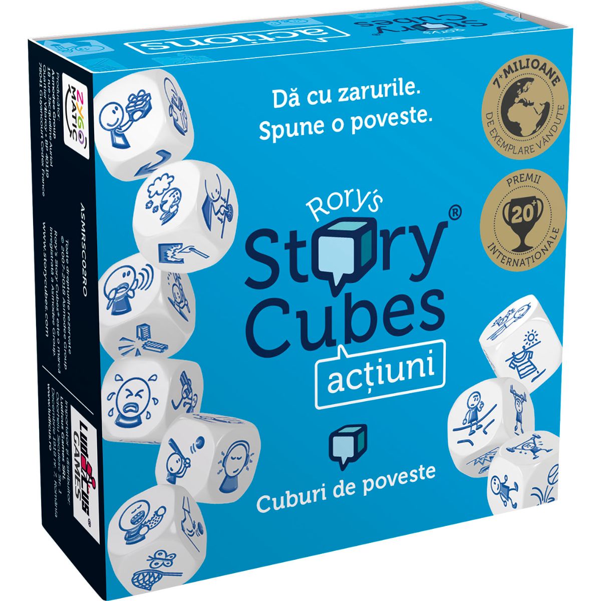 Joc de societate Story Cubes, Actiuni noriel.ro imagine 2022