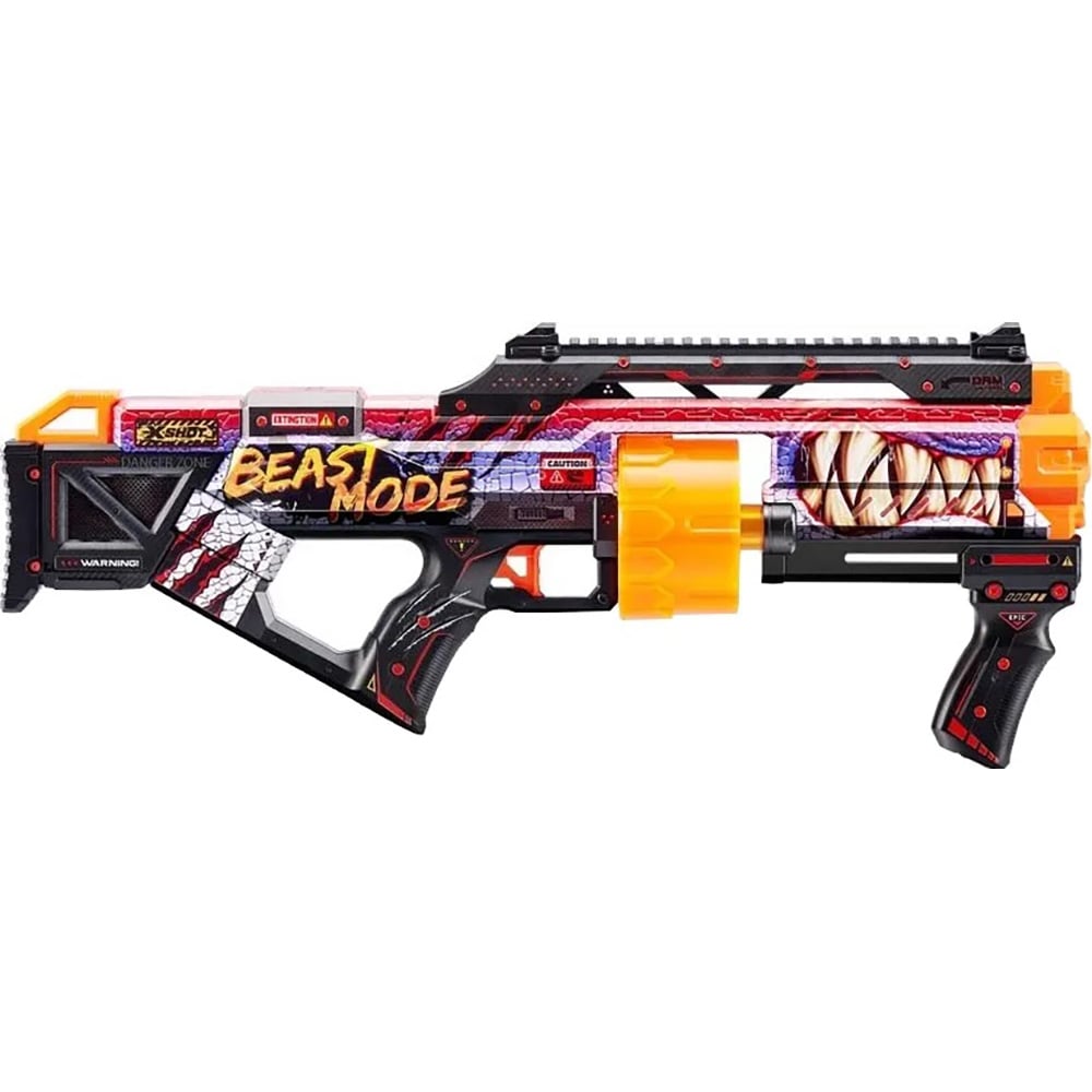 Blaster cu 16 sageti, X-Shot, Excel Skins Last Stand, Beast Out, 36518J