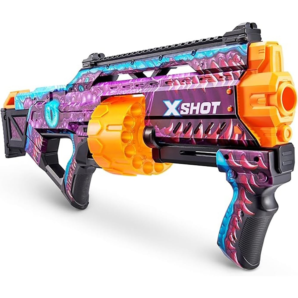 Blaster cu 16 sageti, X-Shot, Excel Skins Last Stand, Enigma, 36518L