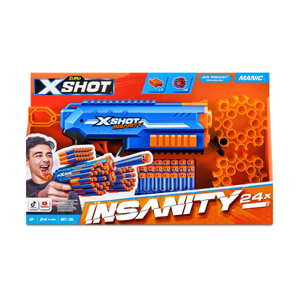 Pistol X-Shot, Insanity Manic, 24 proiectile