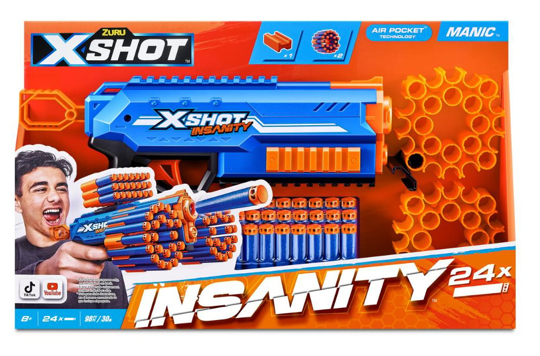 Pistol X-Shot, Insanity Manic, 24 proiectile