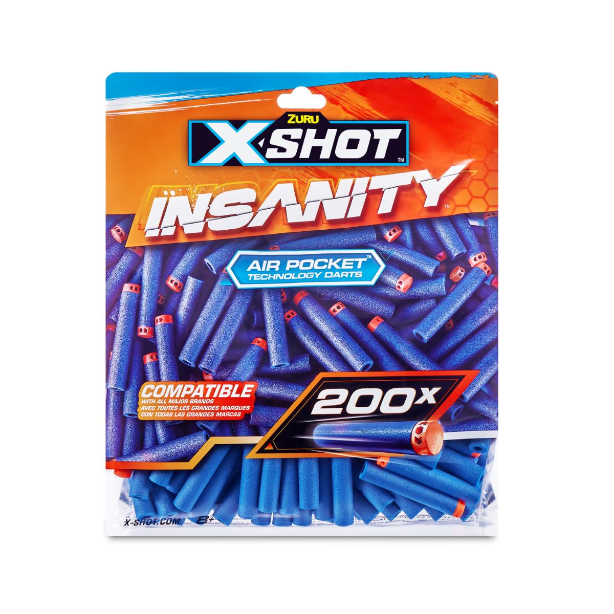 Set 200 de proiectile, X-Shot, Insanity, Air Pocket