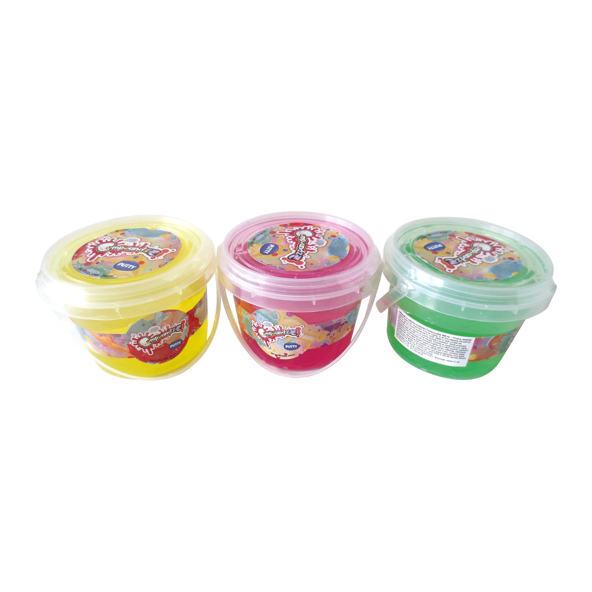 Galetusa cu pasta modelatoare Compoundzz – Slime Putty, 300 ml Compoundzz