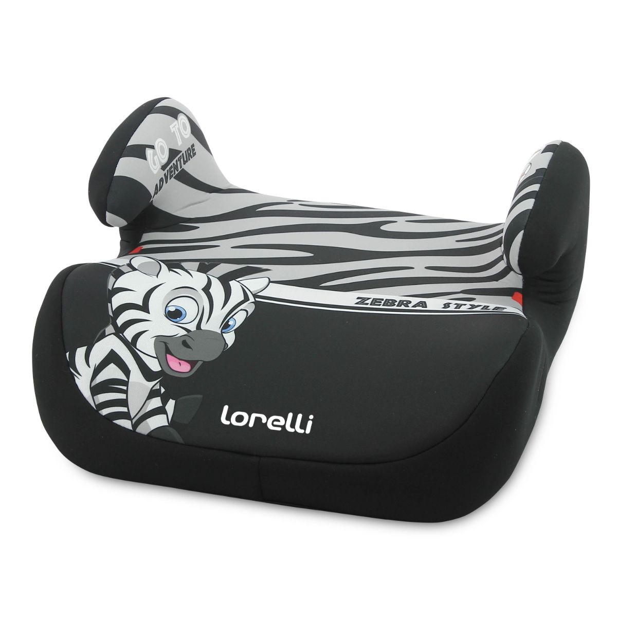 Inaltator auto Lorelli, Topo Comfort, 15-36 kg, Zebra Grey White 15-36