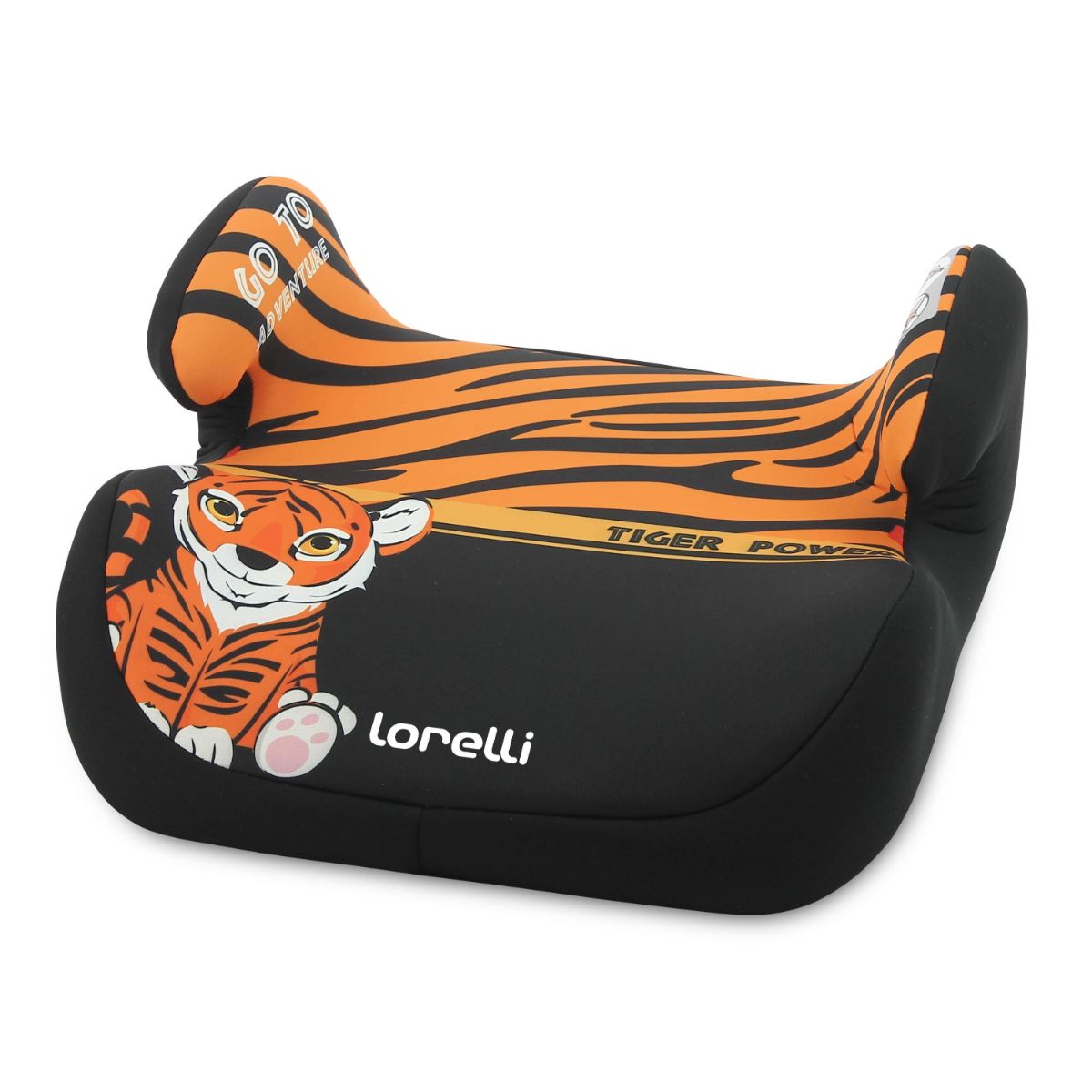 Inaltator auto Lorelli, Topo Comfort, 15-36 kg, Tiger Black Orange 15-36