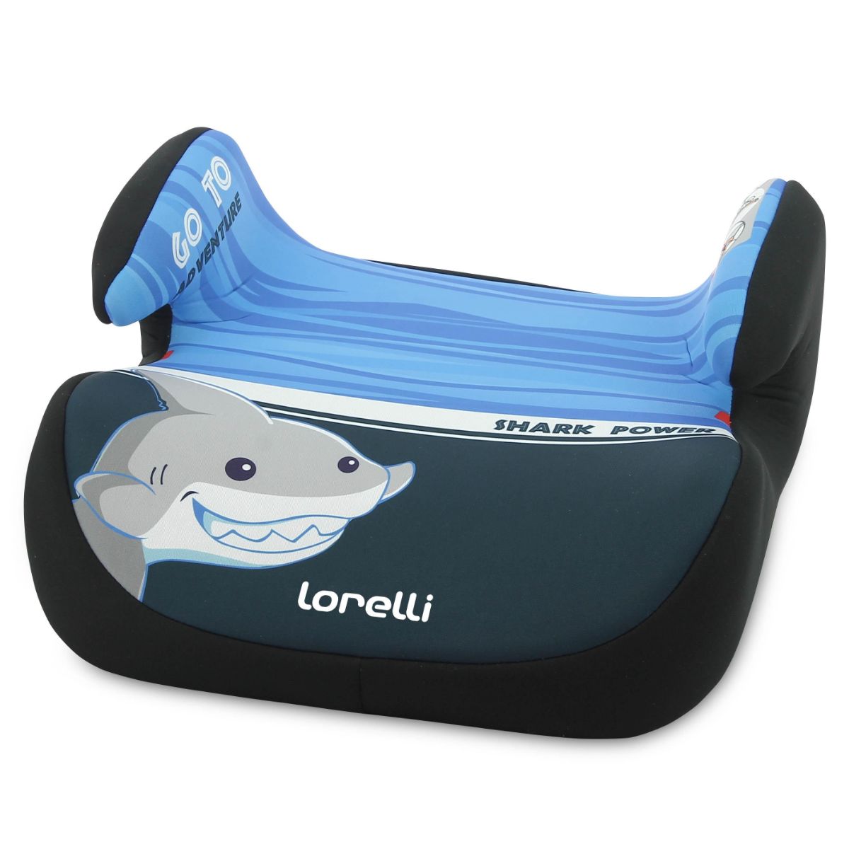 Inaltator auto Lorelli, Topo Comfort, 15-36 kg, Shark Light Dark Blue 15-36