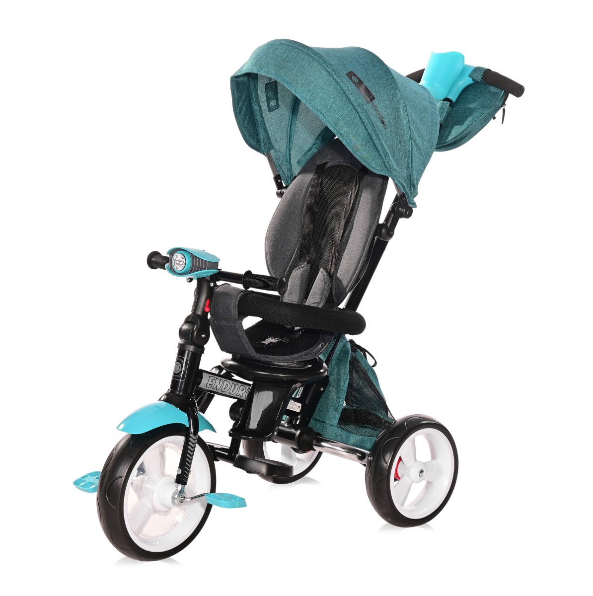 Tricicleta multifunctionala, 4 in 1, cu scaun rotativ, Lorelli Enduro, Green Luxe copii imagine 2022 protejamcopilaria.ro