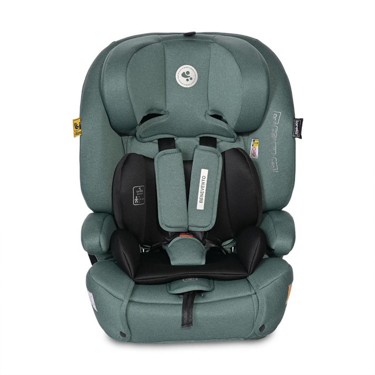 Scaun auto cu isofix I-Size, 76-150 cm, Lorelli Benevento, Green Pine