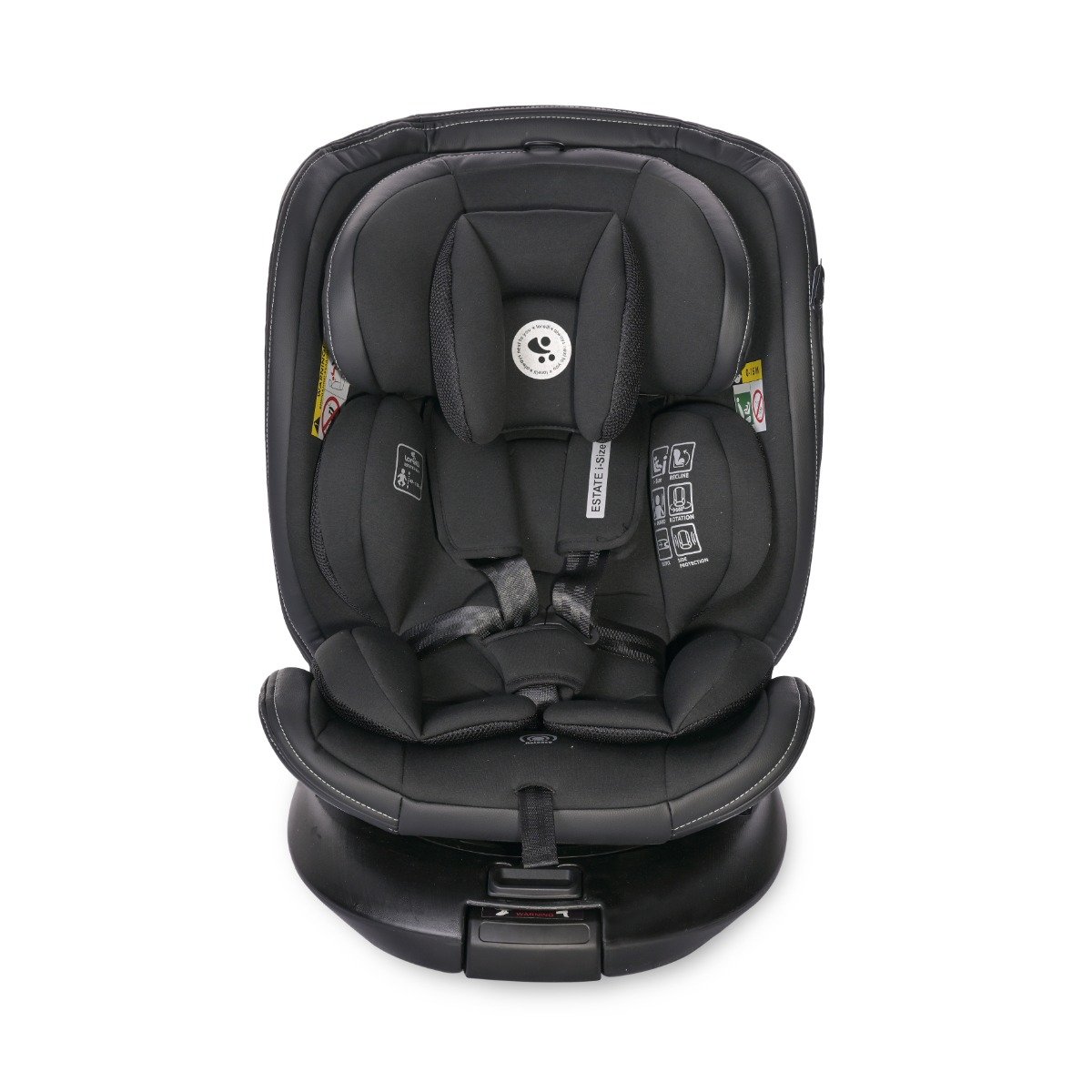 Scaun auto, Lorelli Estate, Isofix, 0 luni-12 ani, 40-150 cm, Black Jasper