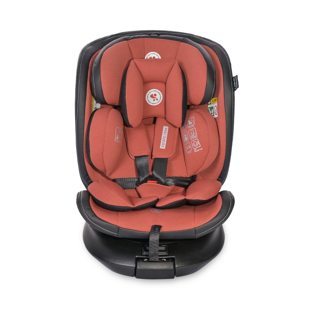 Scaun auto, Lorelli Estate, Isofix, 0 luni-12 ani, 40-150 cm, Ginger