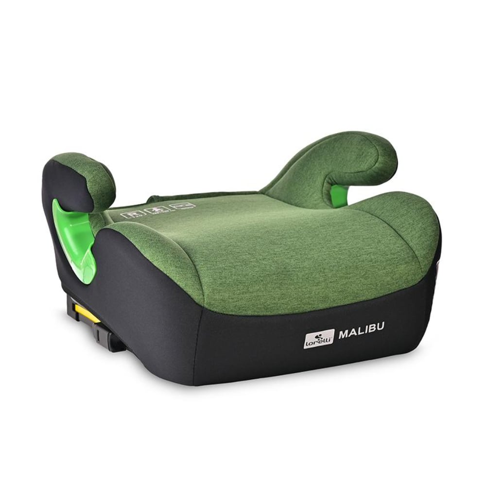 Inaltator auto, Lorelli Malibu, Isofix, 6-12 ani, 125-150 cm, Green