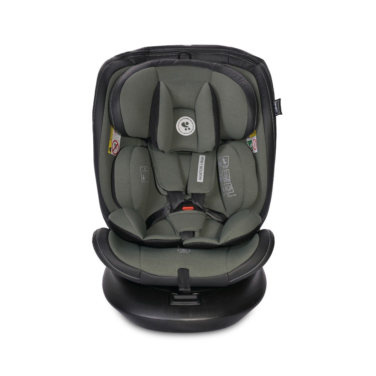 Scaun auto, Lorelli Aviator, Isofix, i-Size, 0 luni-12 ani, 40-150 cm, Green