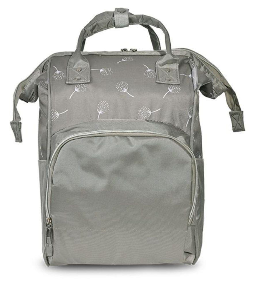 Rucsac accesorii bebelusi, Lorelli Tender, multiple compartimente, buzunar izoterm, Grey