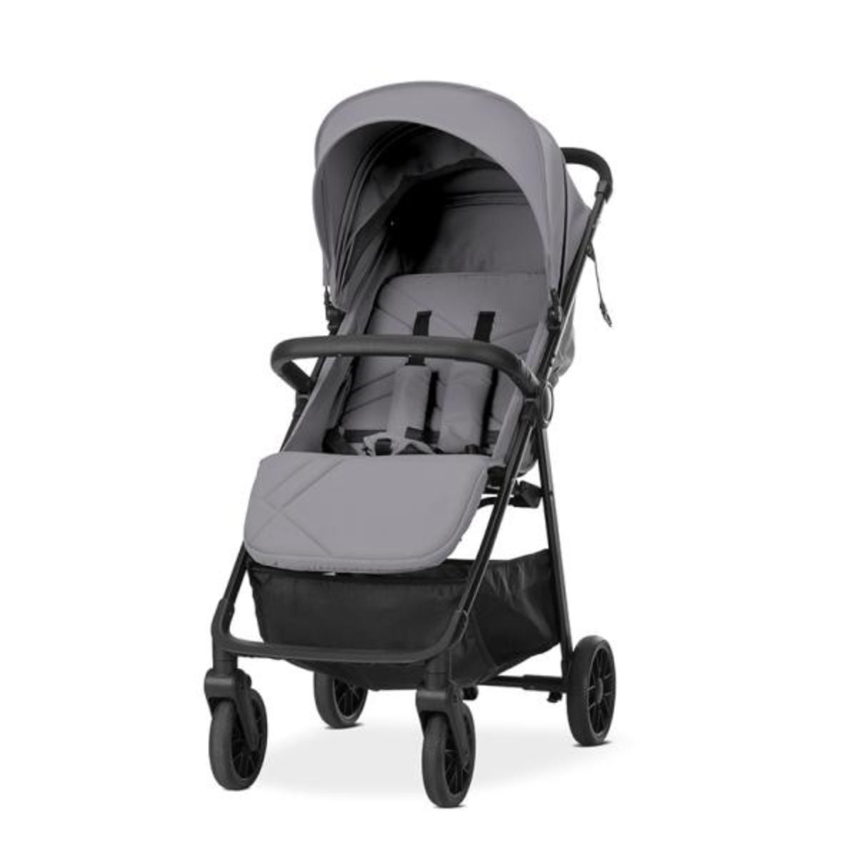 Carucior sport ultrausor, Lorelli Zozu, pliere cu o mana, 5.8 kg, pana la 22 kg, Grey