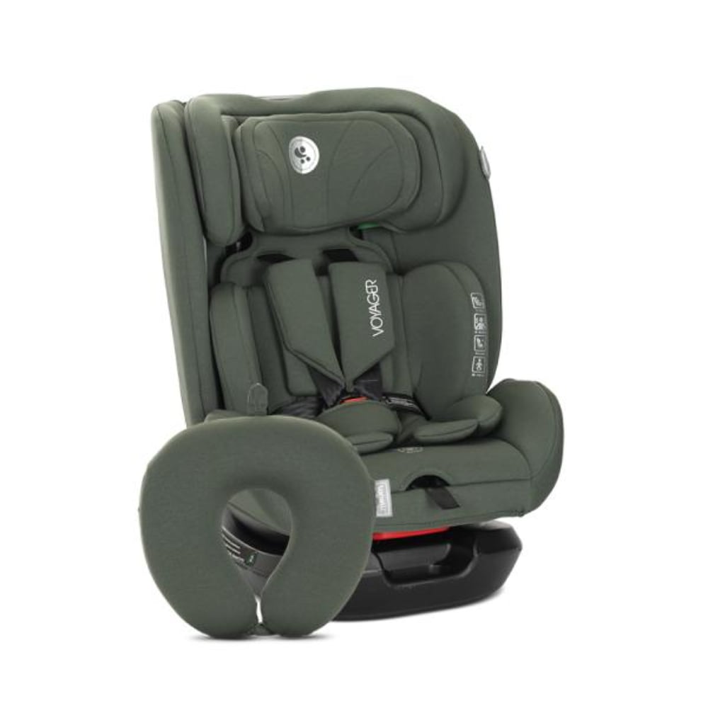 Scaun auto, Lorelli Voyager, I-Size, inclusa pernuta de calatorie, 0 luni-12 ani, 40-150 cm, Green