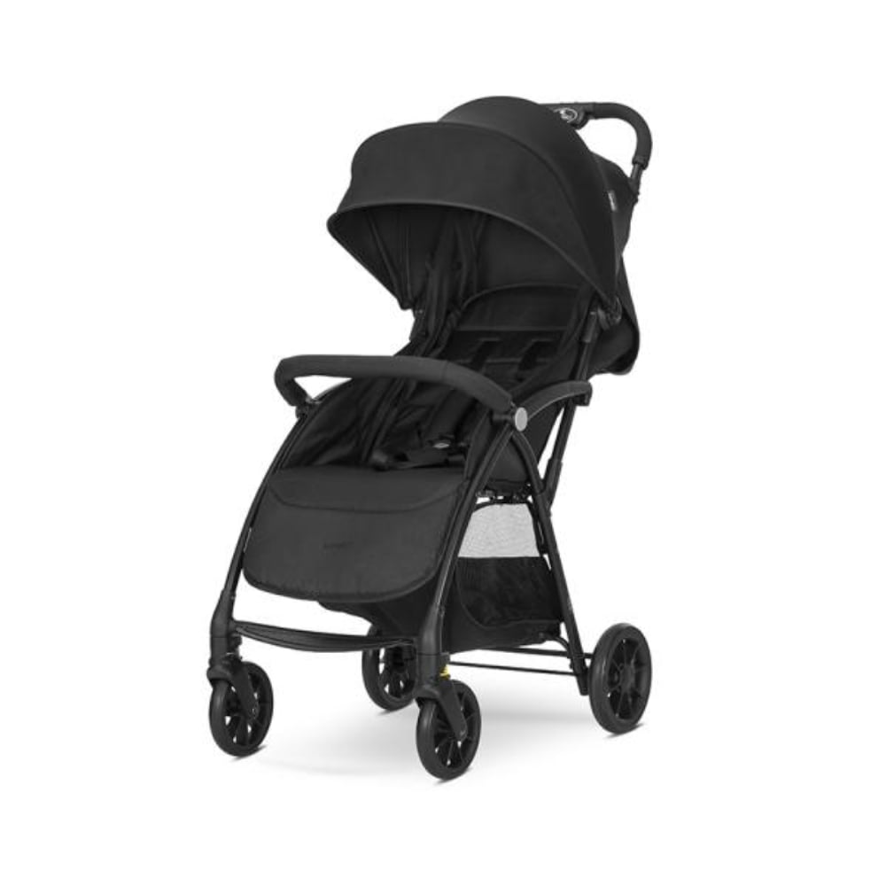 Carucior pentru nou-nascut, Lorelli Fresh, ultra-light, pana la 22 kg, Black Pearl