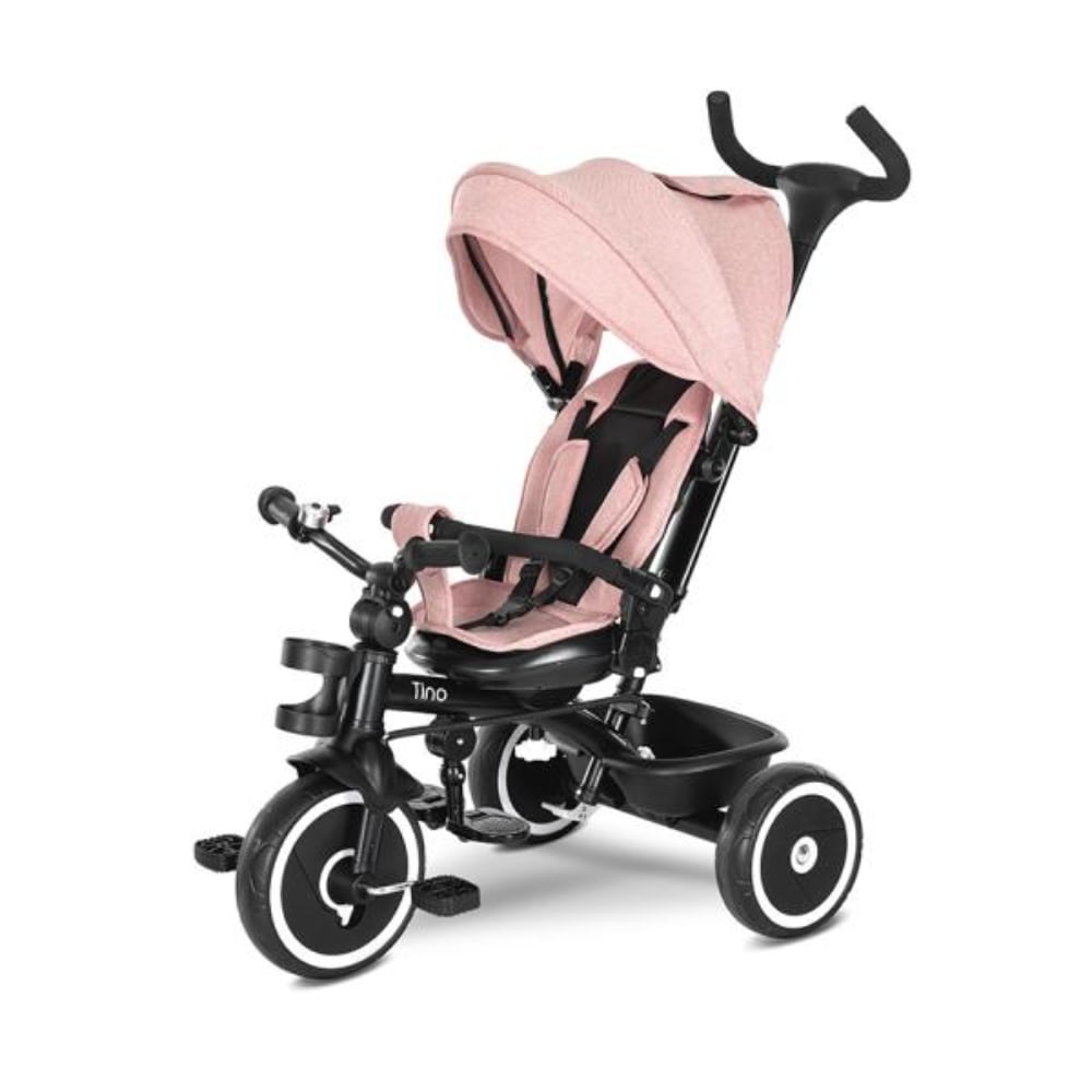 Tricicleta Lorelli Tino sezut rotativ 360 grade scaun rabatabil control parental Pink