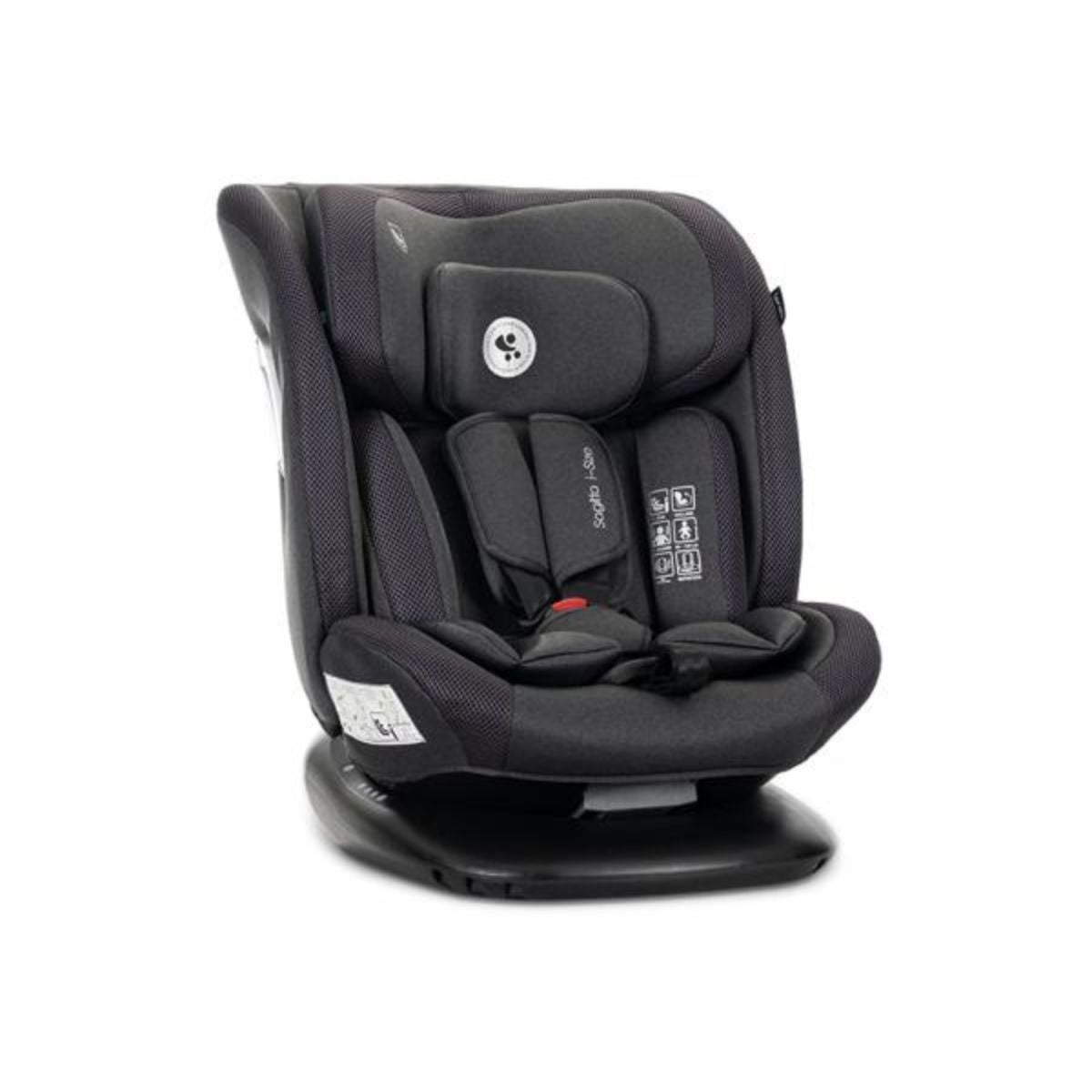 Scaun auto, Lorelli Sagitta, I-Size, rotativ 360, protectie SPS,  40-150 cm, Black