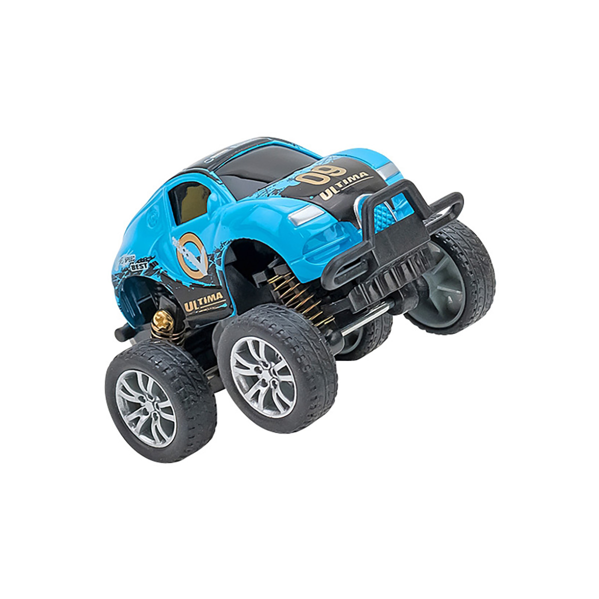 Masinuta Globo Die Cast, Pull Back & Go, Blue