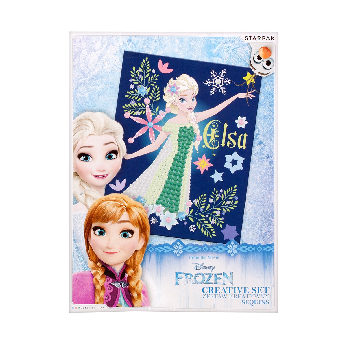Set creativ cu paiete starpak, disney frozen