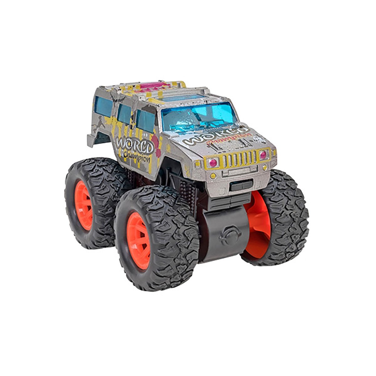 Masinuta Monster Truck Globo Die Cast, Gri