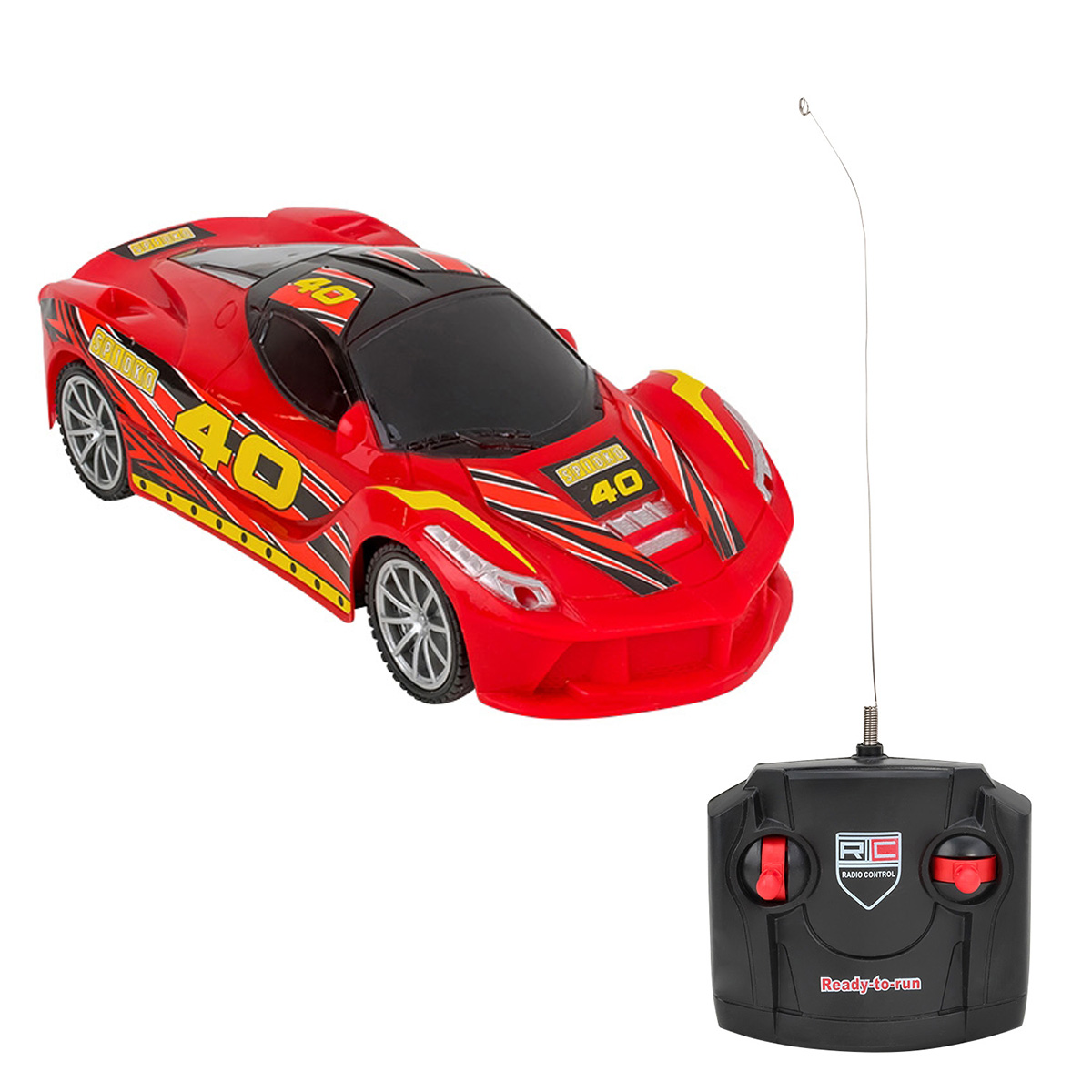 Masinuta cu telecomanda globo racing car, rosu