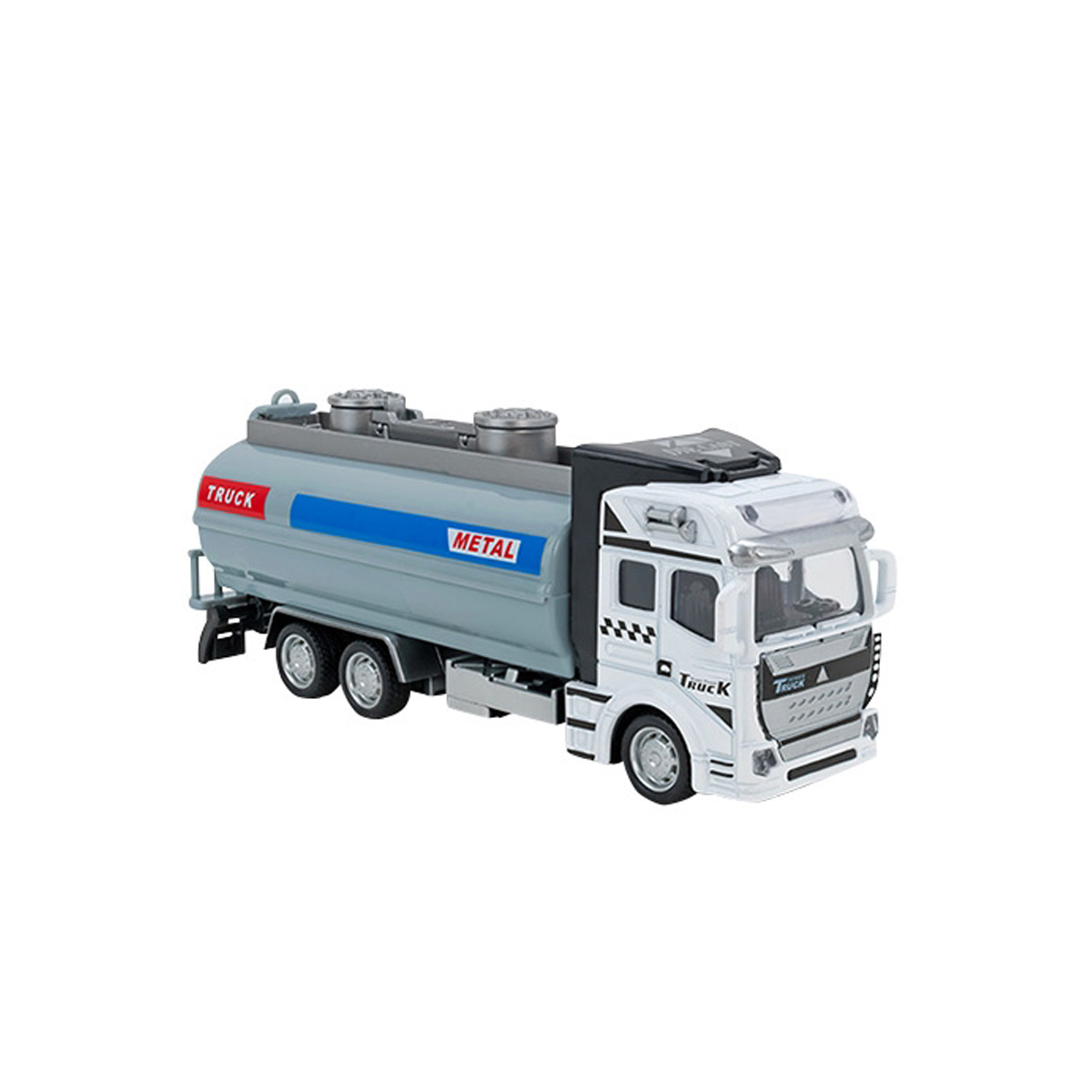 Cisterna Globo Die Cast Pull Back & Go, Gri