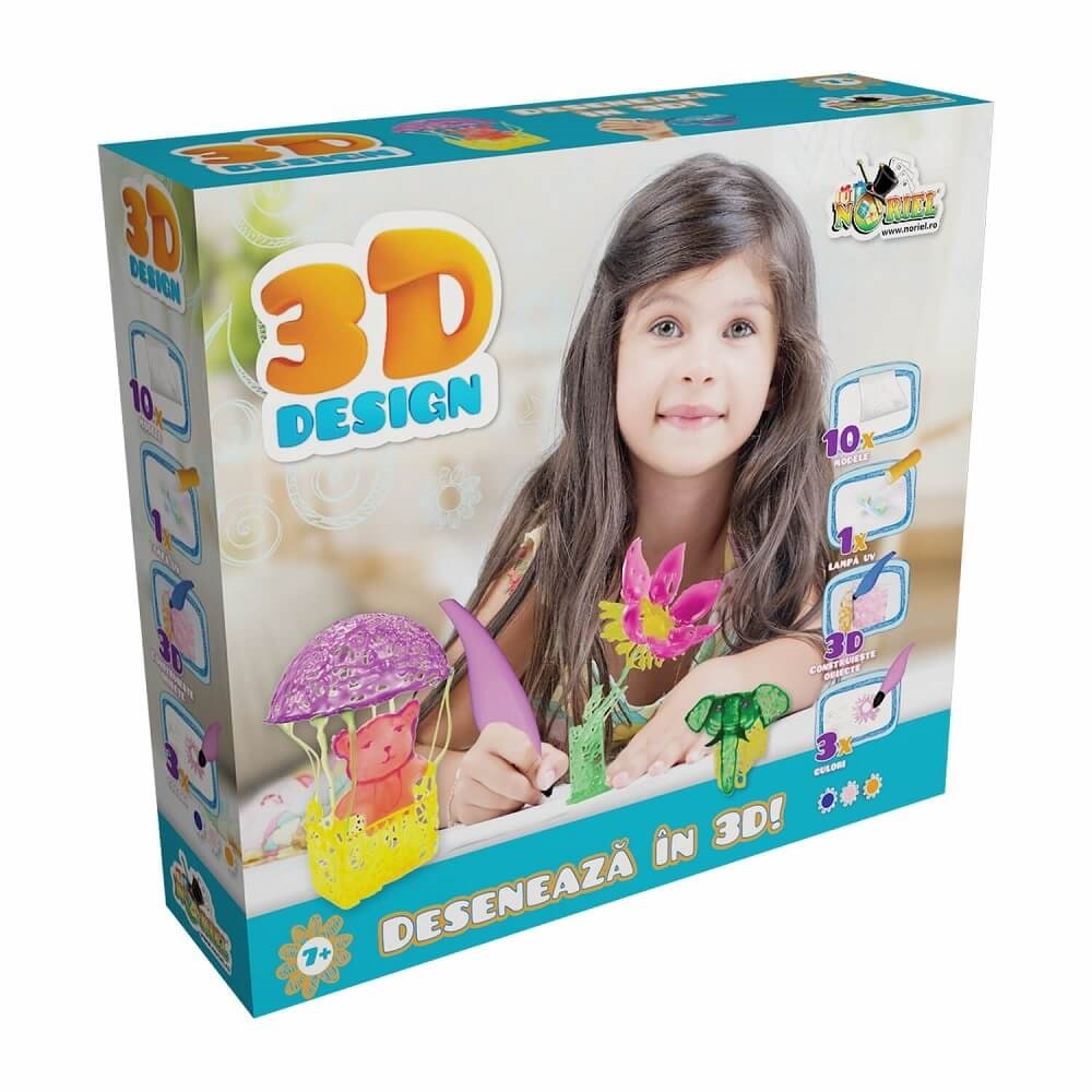 3d design - set 3 creioane 3d