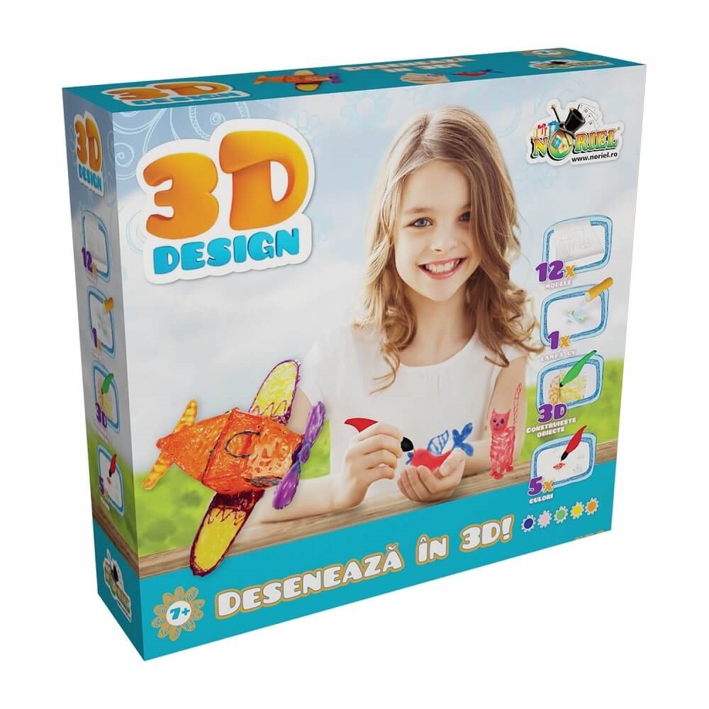 3d design - set 5 creioane 3d