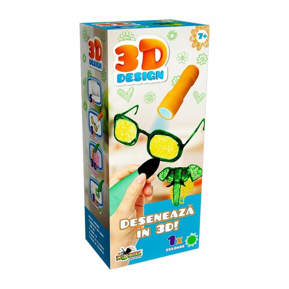 3d design - set creion 3d verde