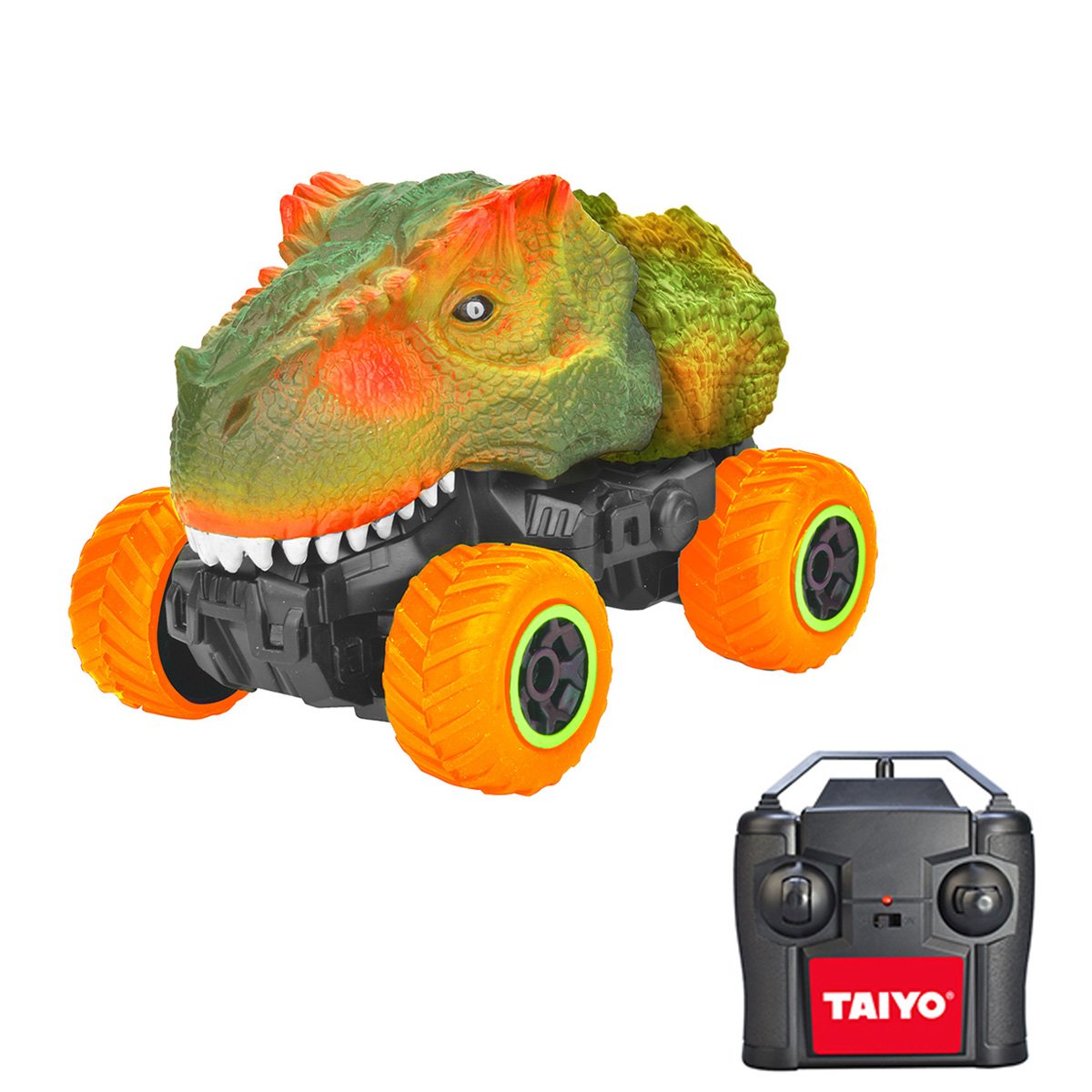 Masina cu telecomanda Mini Dino, Taiyo, 1:40, T-Rex