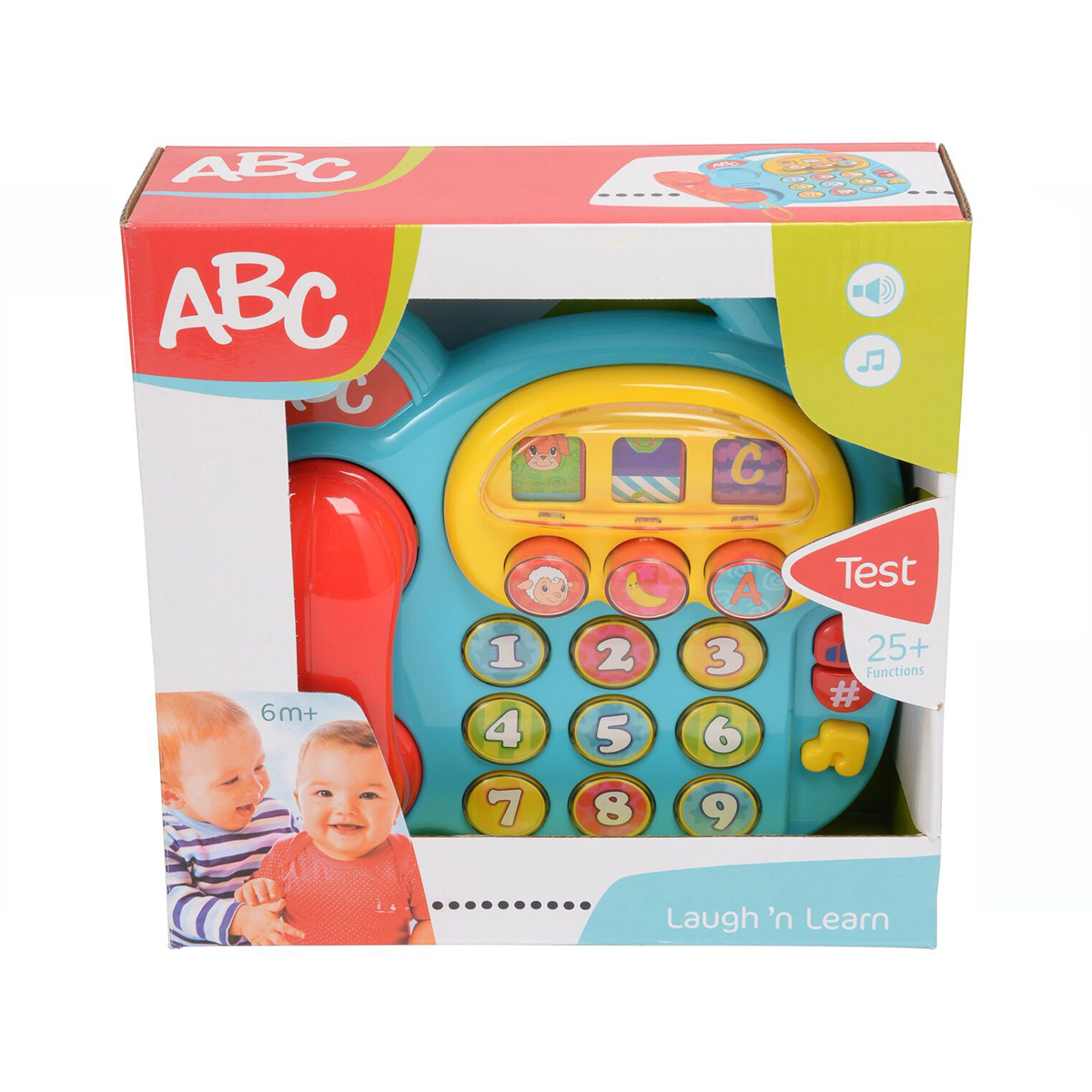 Jucarie bebelusi, Abc, telefonul colorat ABC