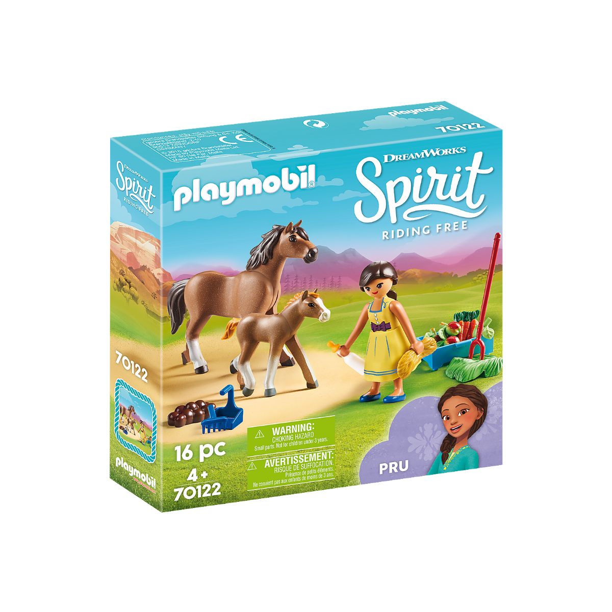 Set Playmobil Spirit II – Pru cu calut si manz Calut imagine noua responsabilitatesociala.ro